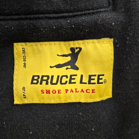 Bruce Lee x Shoe Palace Men Pants‎ S Black Jogger Logo Claw Scratch Embroidered - Picture 6 of 14